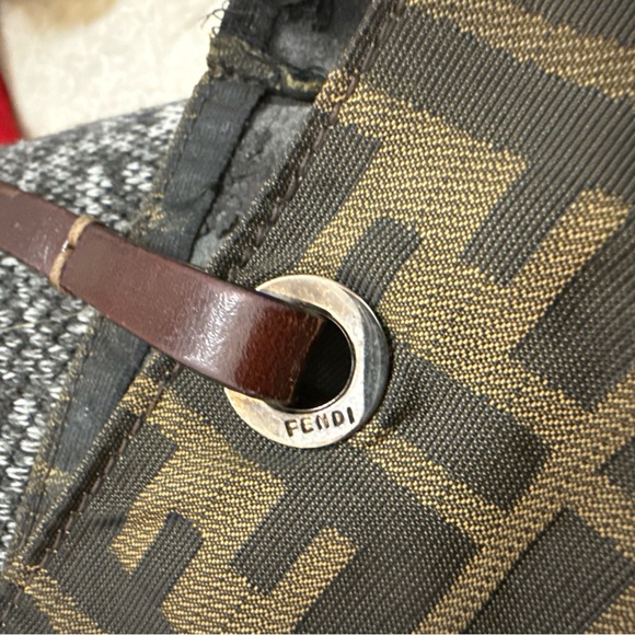 Designer Patterned Tote Bag - Black and Brown - Picture 8 of 16